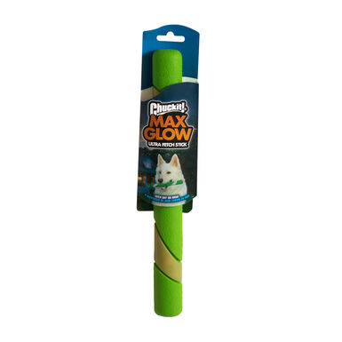 Chuck It! Max Glow Ultra Fetch Pau de Borracha com Brilho para cães